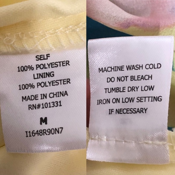 Charlotte Russe Floral Neon Dress Size Medium - Picture 8 of 8